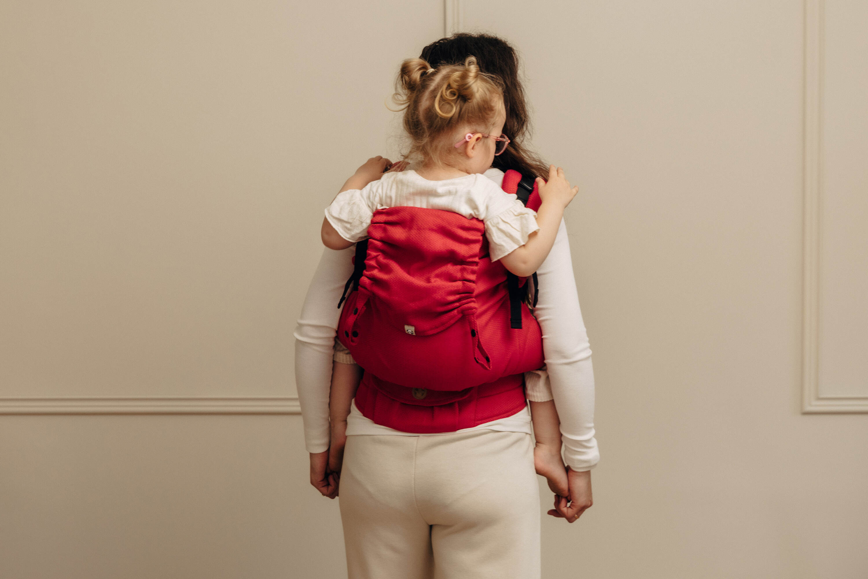 LennyLamb Preschool Carrier Little Herringbone Sedona