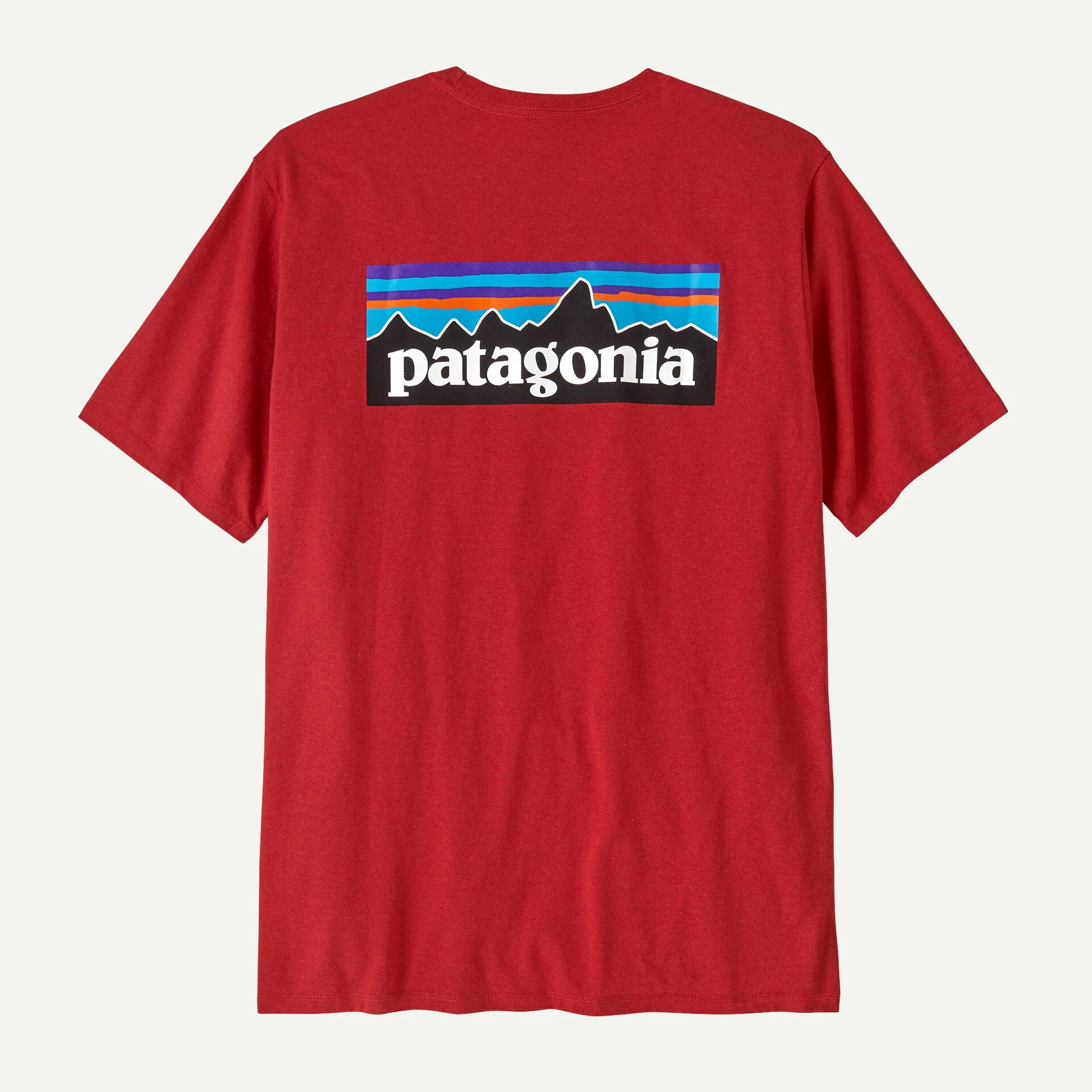 Patagonia Men's P-6 Logo Responsibili-Tee® Amanita Red