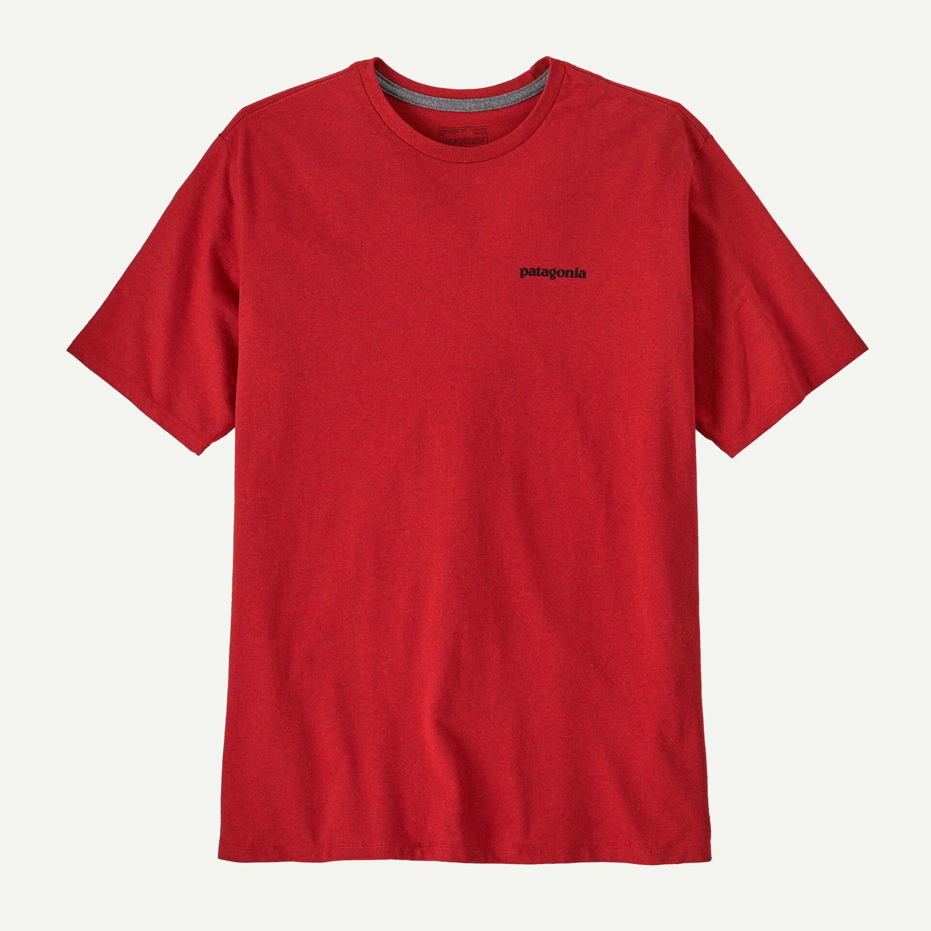 Patagonia Men's P-6 Logo Responsibili-Tee® Amanita Red
