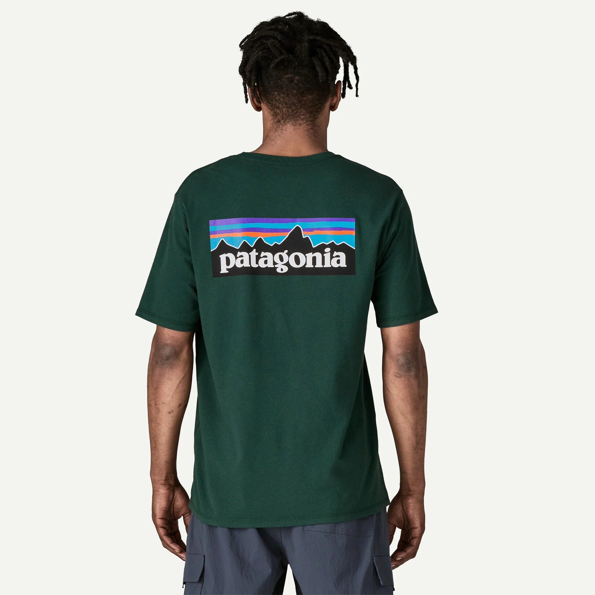 Patagonia Men's P-6 Logo Responsibili-Tee® Cascade Green