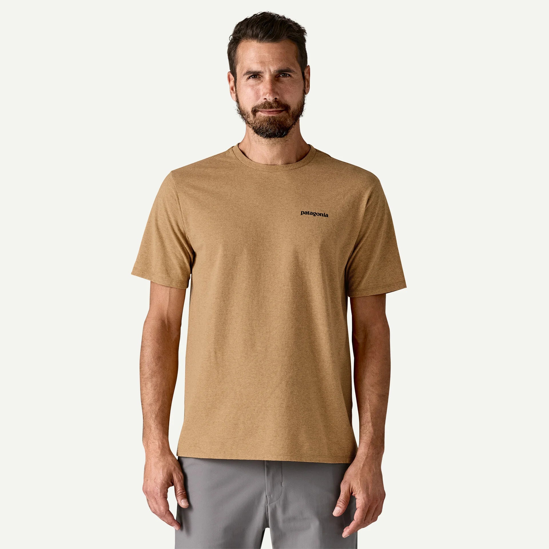 Patagonia Men's P-6 Logo Responsibili-Tee® Talon Gold