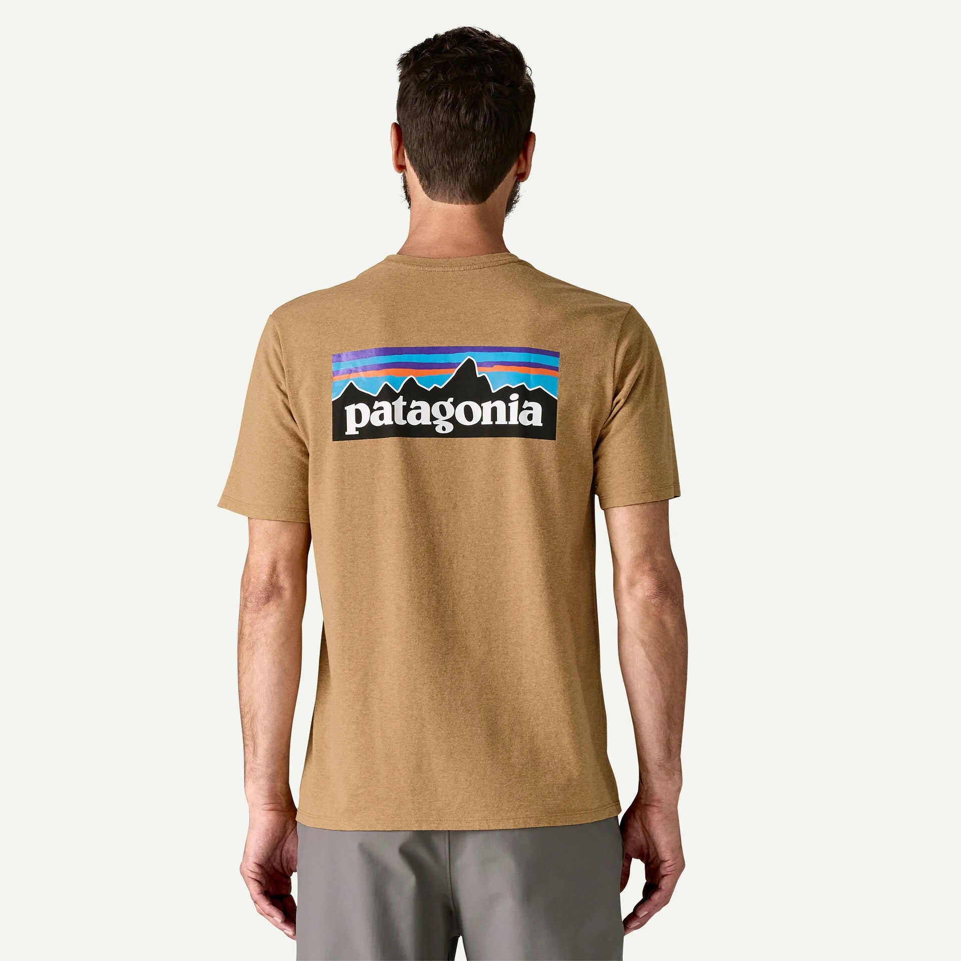 Patagonia Men's P-6 Logo Responsibili-Tee® Talon Gold