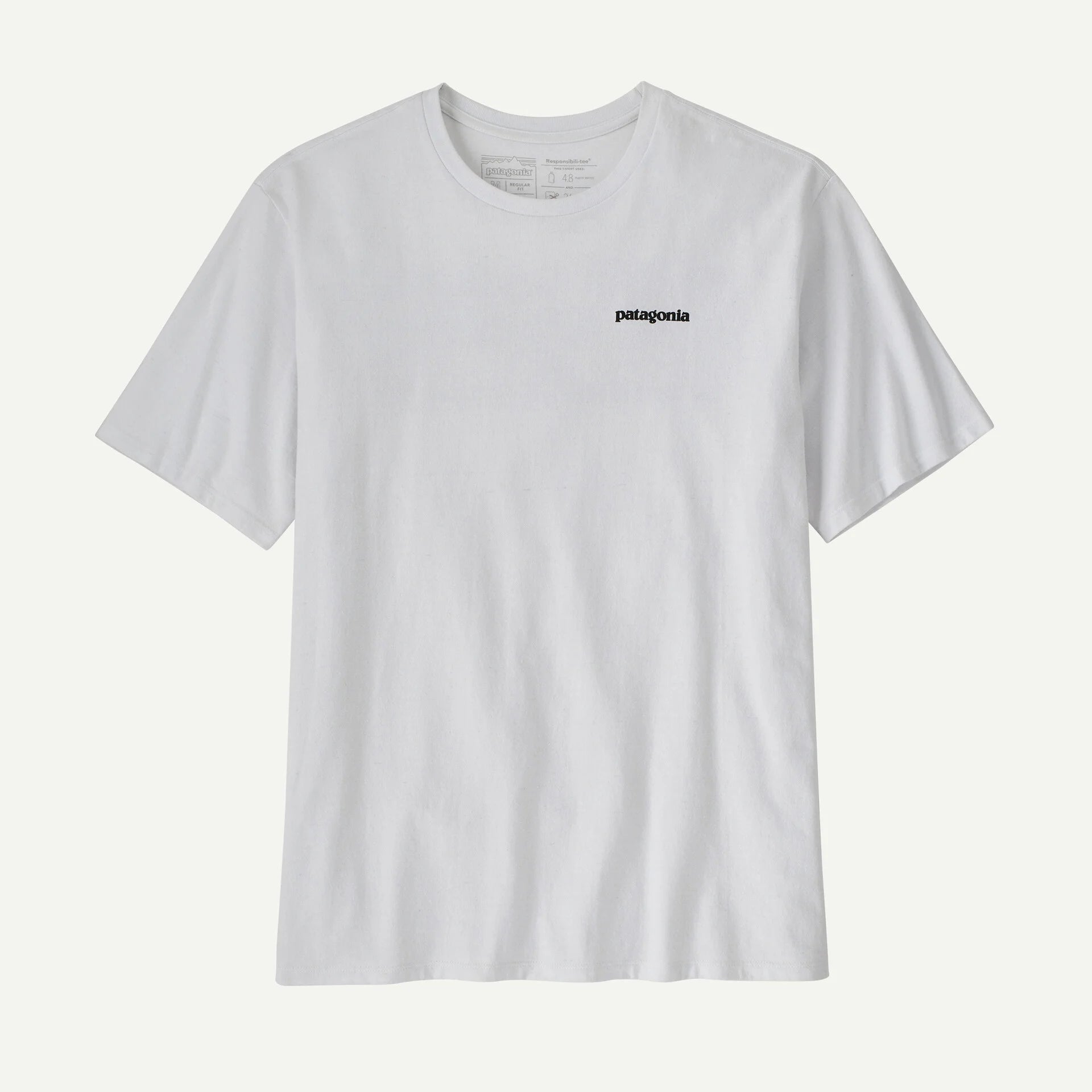 Patagonia Men's P-6 Logo Responsibili-Tee® White