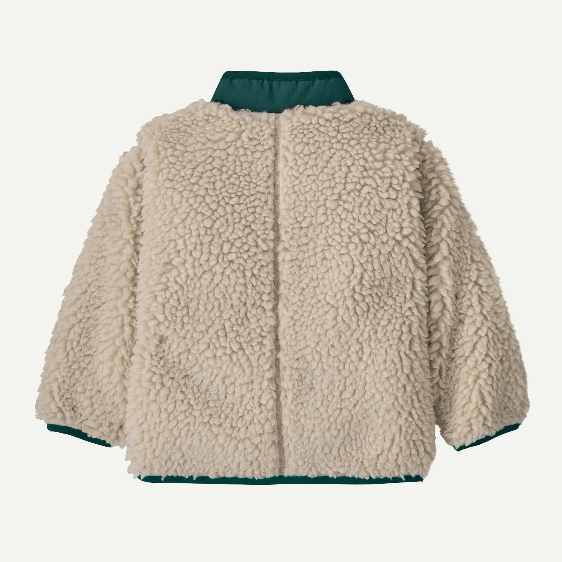 Patagonia Baby Retro-X® Fleece Jacket Natural w/Cascade Green