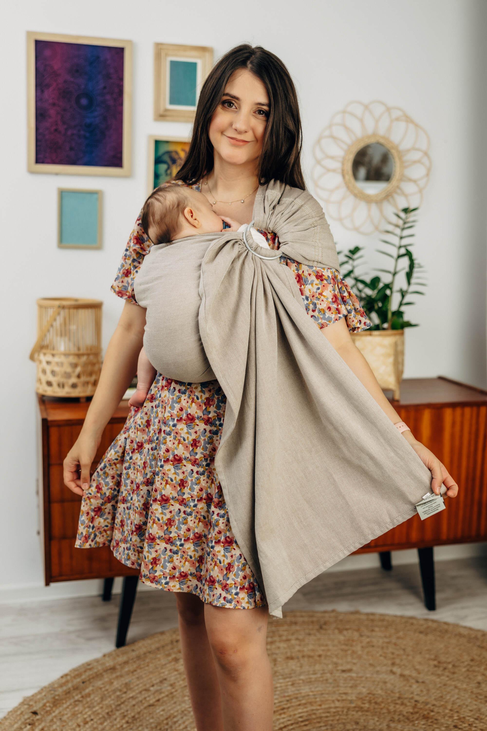 LennyLamb Ring Sling Peanut Butter