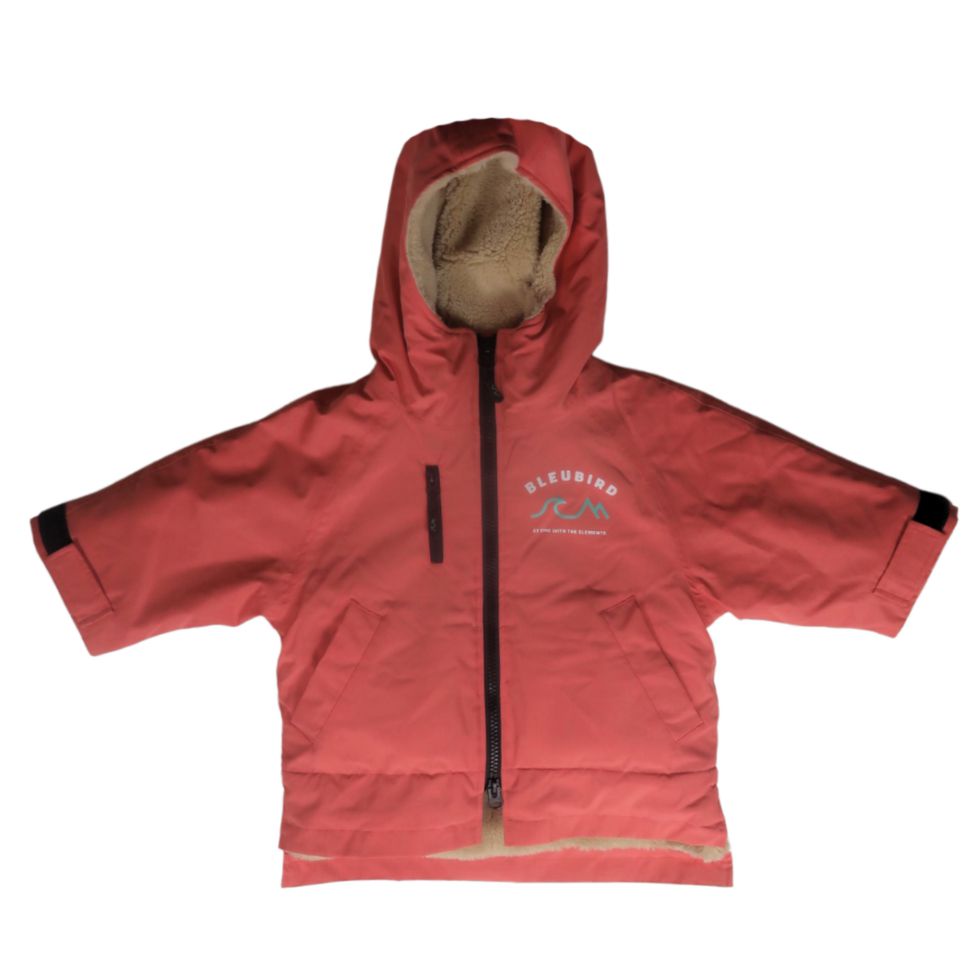 Bleubird Nordic Kid's Change Robe Junior in Coral