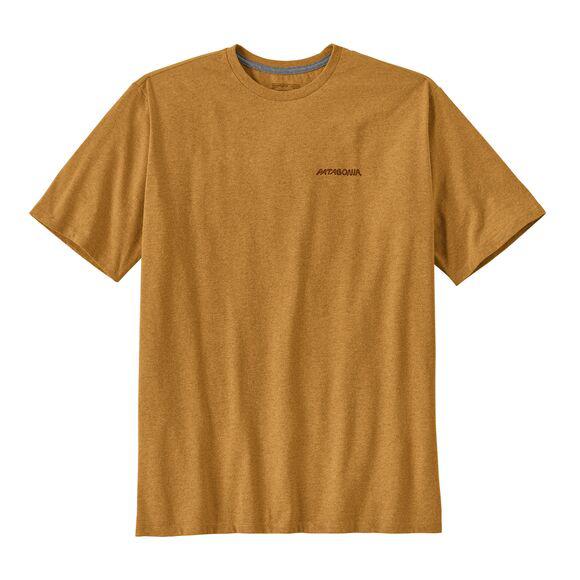 Patagonia Men's Sunrise Rollers Responsibili-Tee Pufferfish Gold