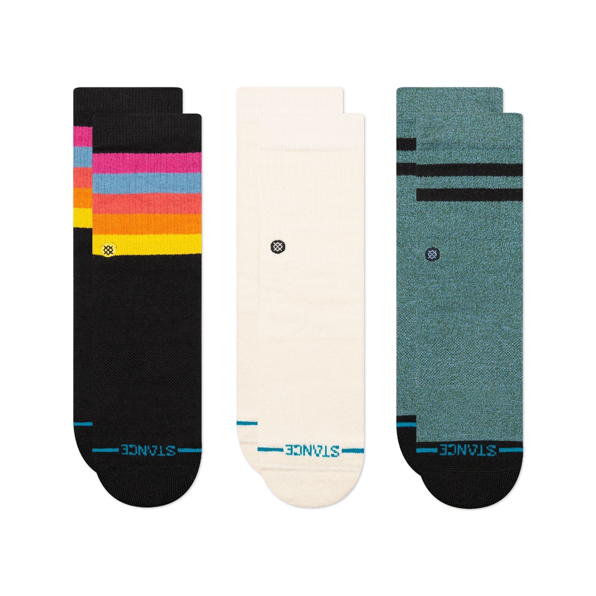 Stance Maliboo Crew Socks 3 Pack Kids