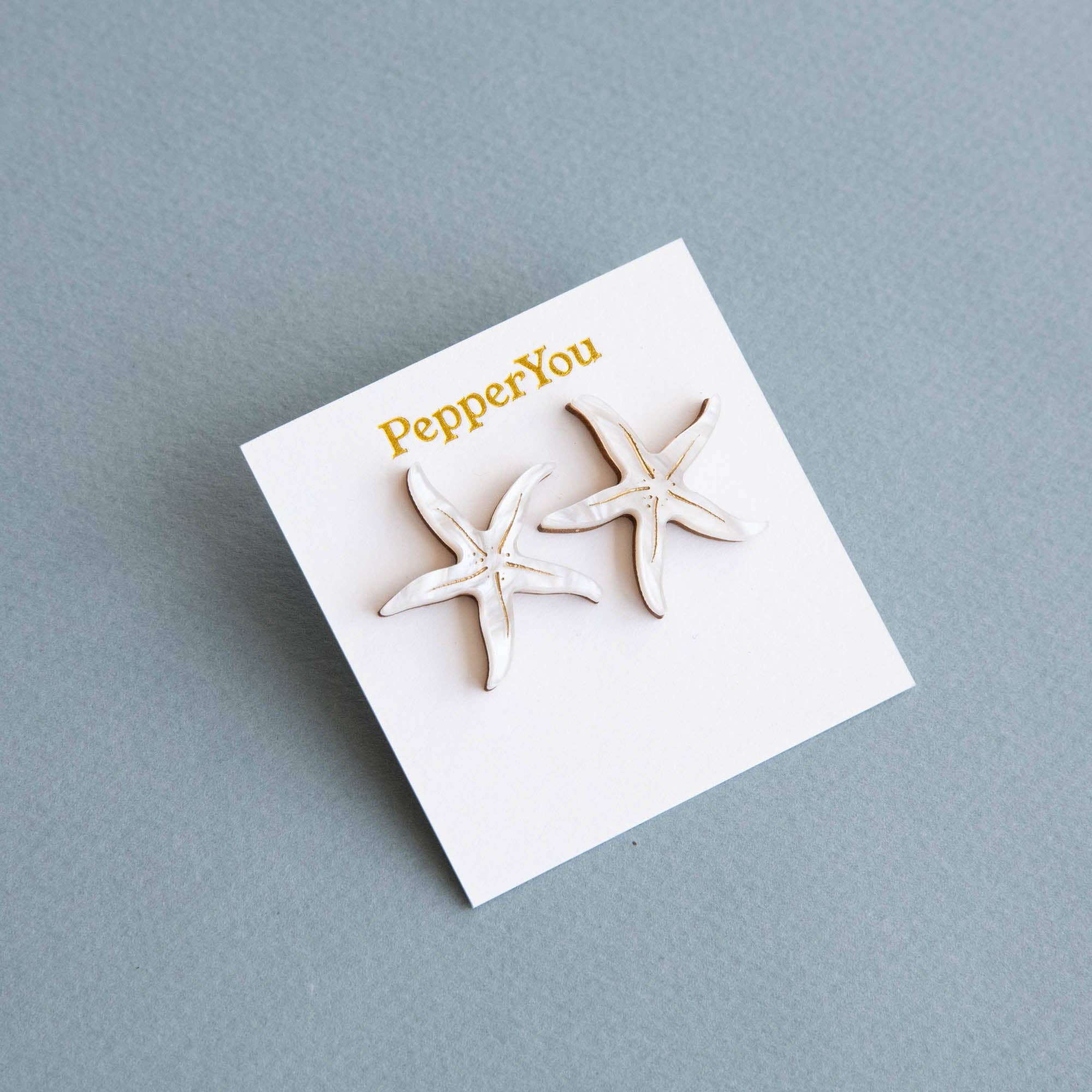 Pepper You Starfish Stud Earrings