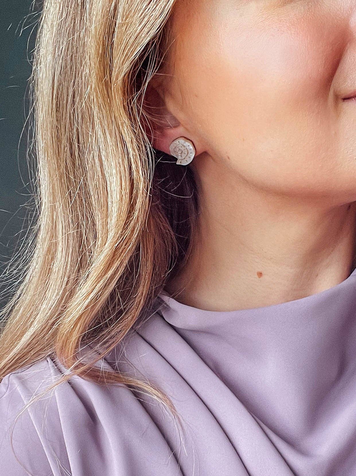 Pepper You Shell Stud Earrings