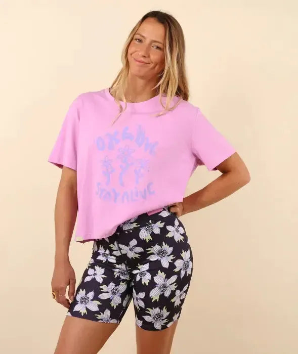 Oxbow Extaz Cropped T-shirt Orchid