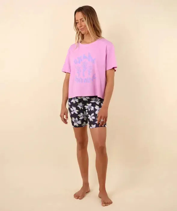 Oxbow Extaz Cropped T-shirt Orchid