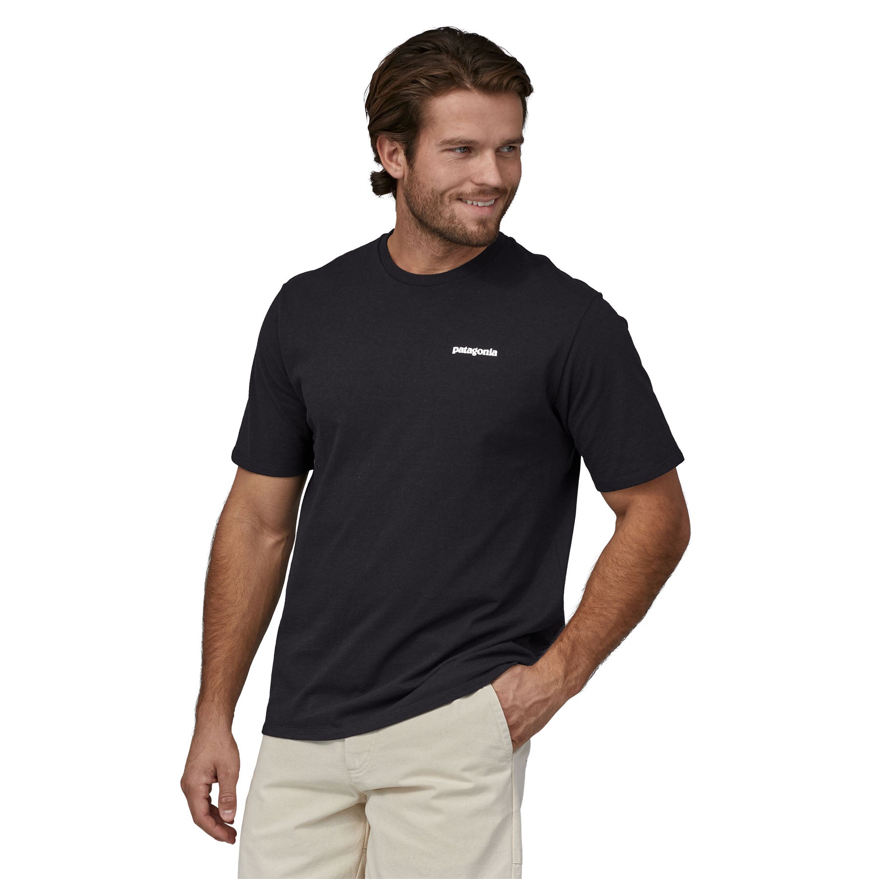 Patagonia Men's P‐6 Logo Responsibili‐Tee Black