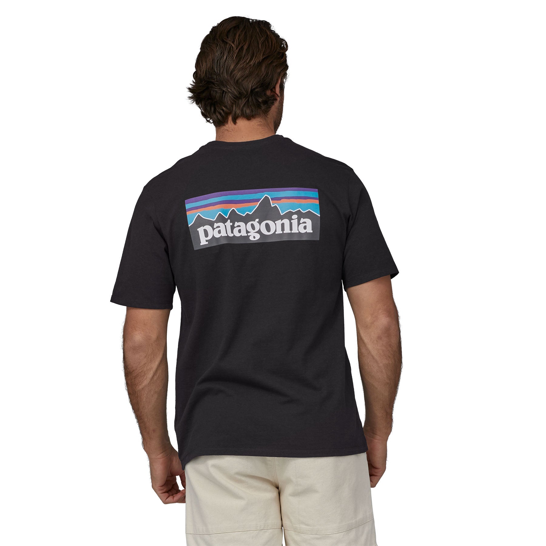 Patagonia Men's P‐6 Logo Responsibili‐Tee Black