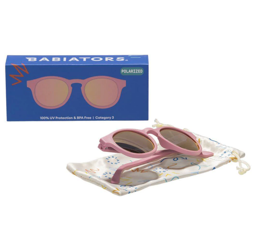 Babiators Polarised Keyhole Sunglasses Pretty in Pink