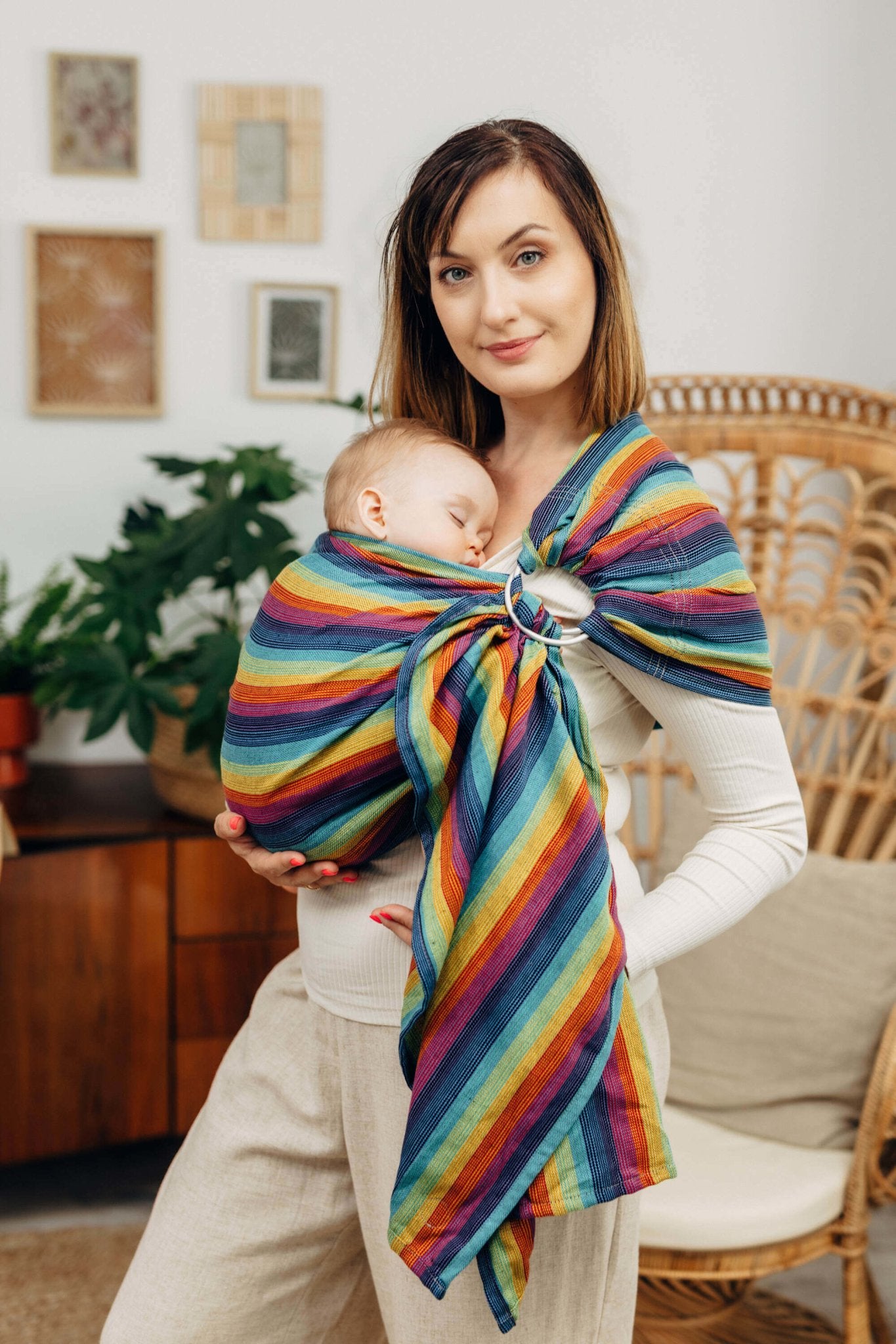 Gathered ring sale sling