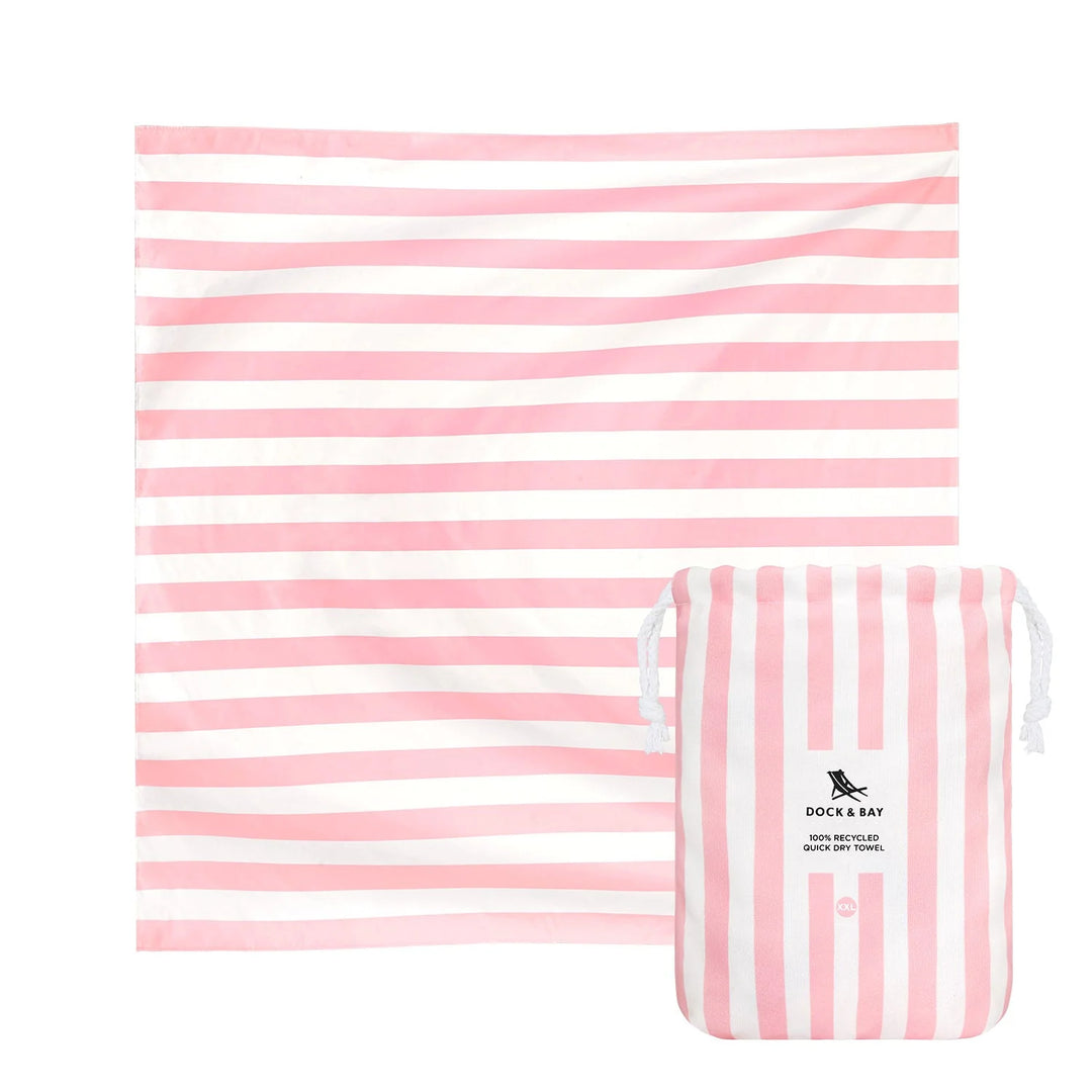 Dock and Bay Towel for Two Quick Dry Beach and Travel towels