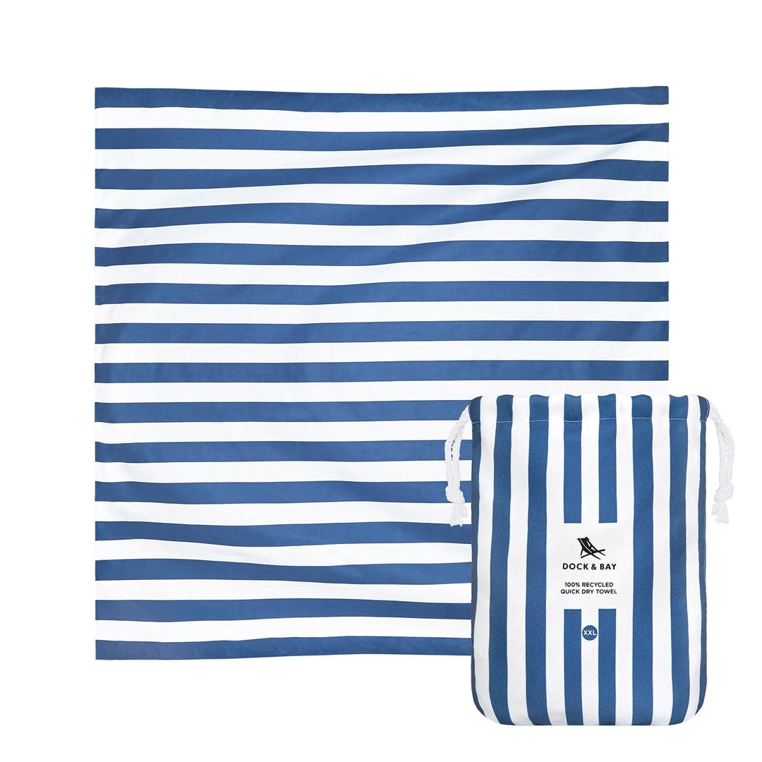 Dock and Bay Towel for Two Quick Dry Beach and Travel towels