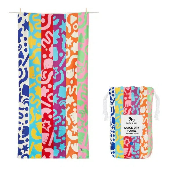 Dock and Bay Kids Quick Dry Beach and Travel towels New Designs 2025