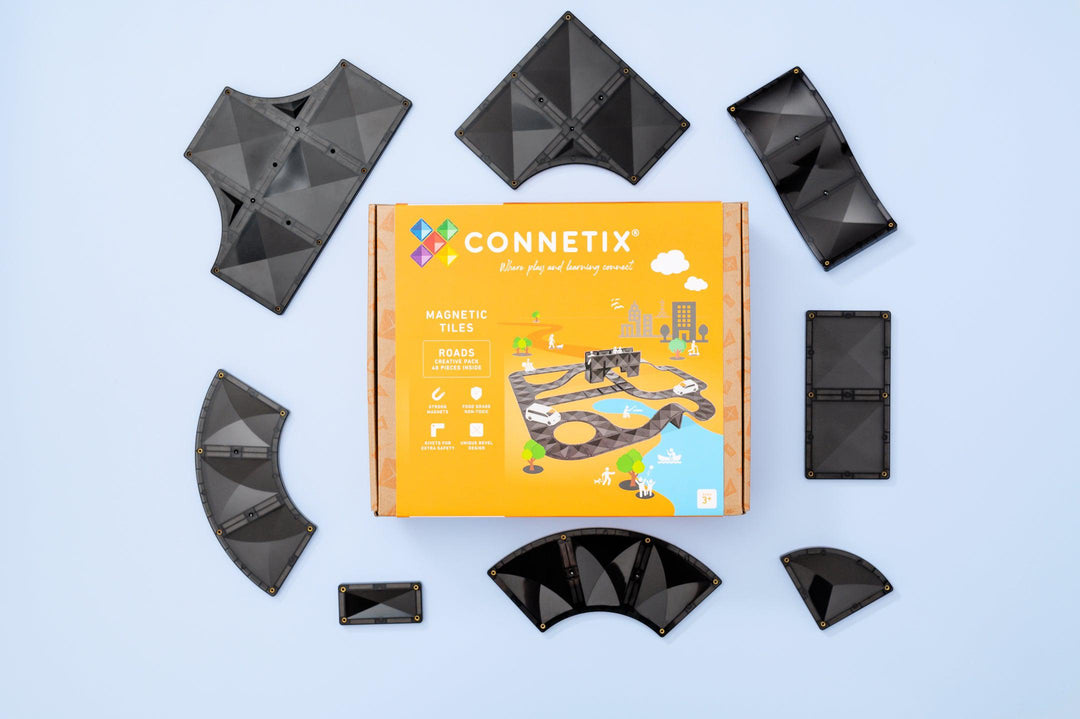 Connetix Creative Roads Pack 48PC