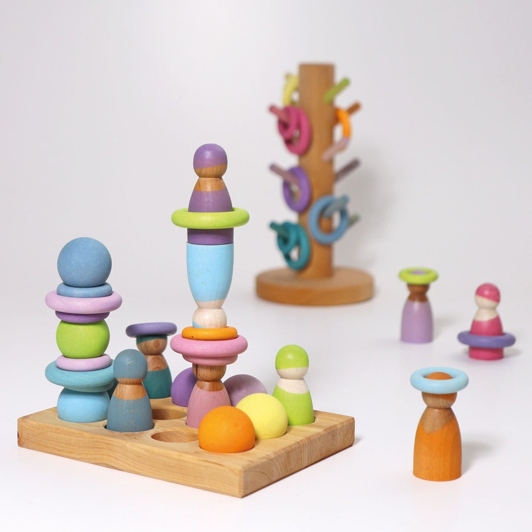 Grimm's Wooden Small Pastel Balls