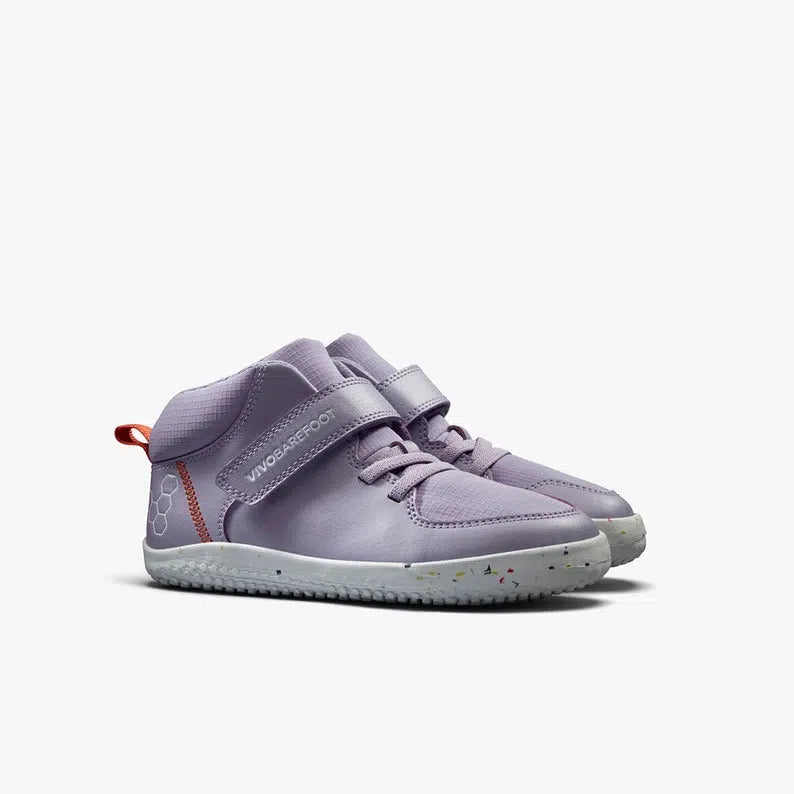 Vivobarefoot Primus Ludo Hi Kids Lilac