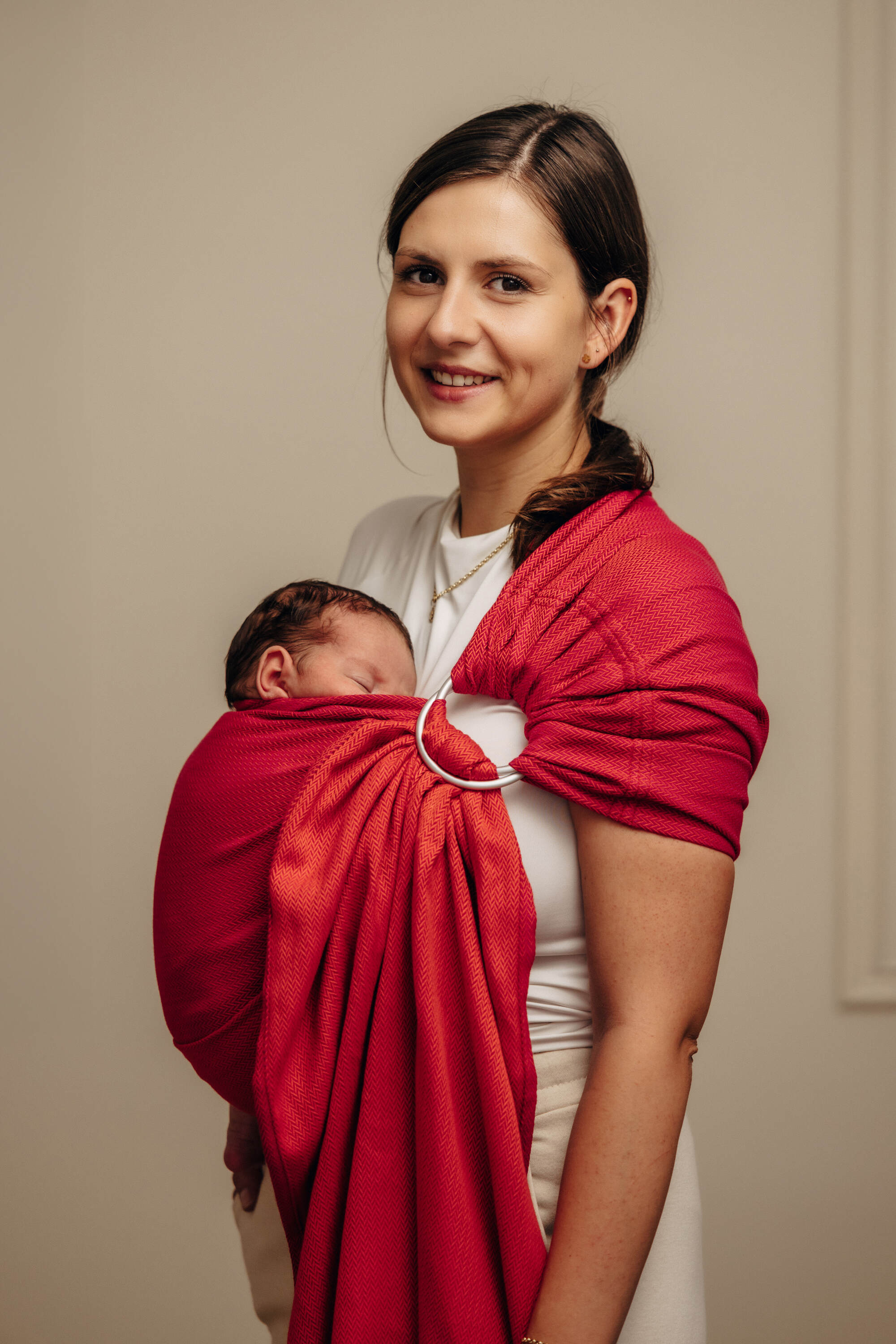 LennyLamb Ring Sling Little Herringbone Sedona