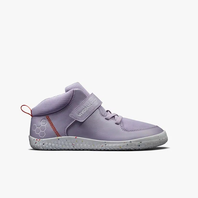 Vivobarefoot Primus Ludo Hi Juniors Lilac