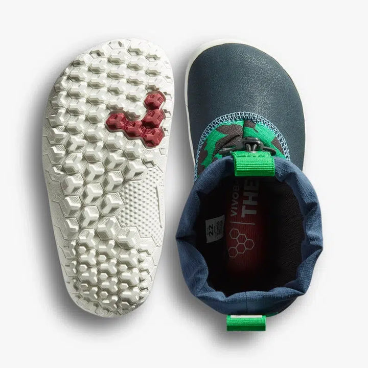 Vivobarefoot Lumi FG X Muddle Puddles Preschool Grasshopper