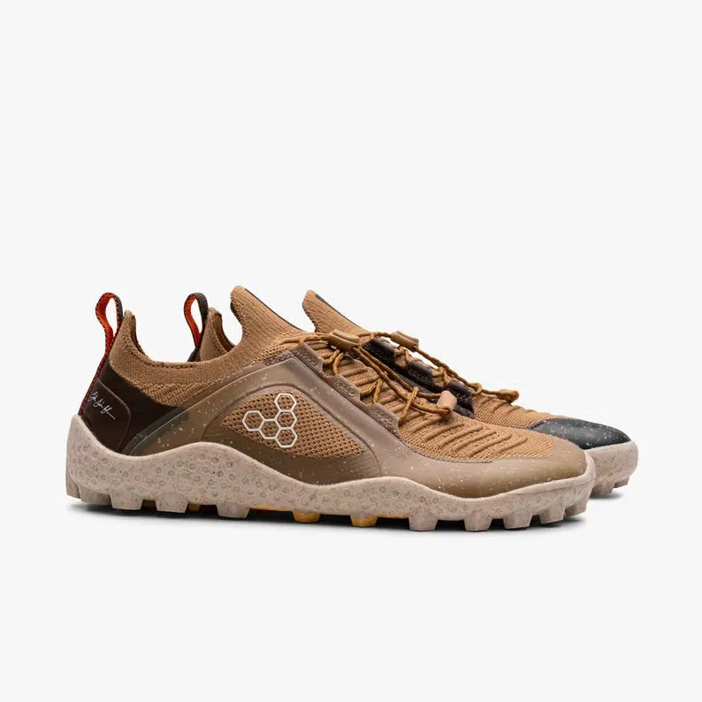 Vivobarefoot Primus Trail Knit SG JJF Mens Bone Brown