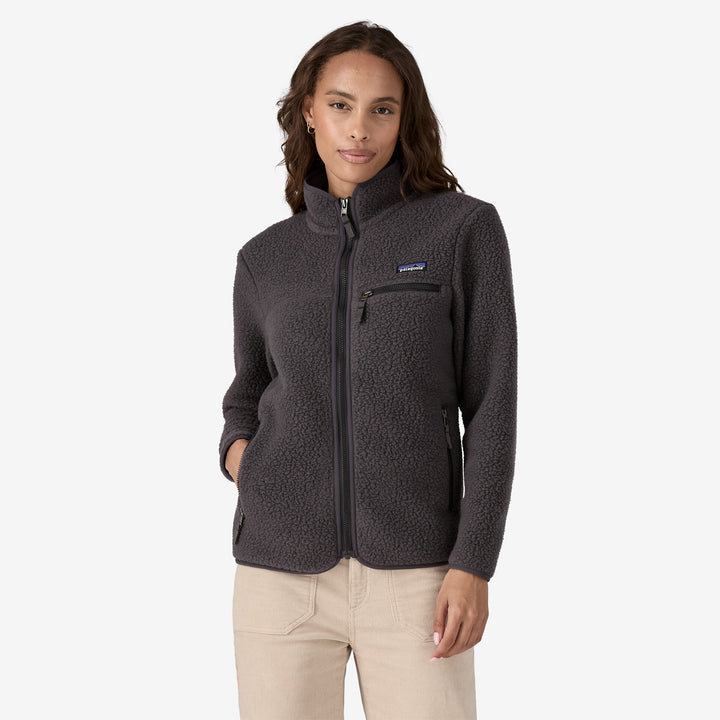 Patagonia Women's Retro Pile Fleece Jacket Ink Black