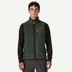 Patagonia Men's Retro Pile Fleece Vest Old Growth Green