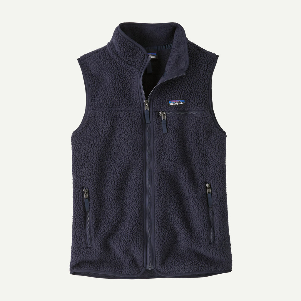 Patagonia Women's Retro Pile Fleece Vest Sunken Blue