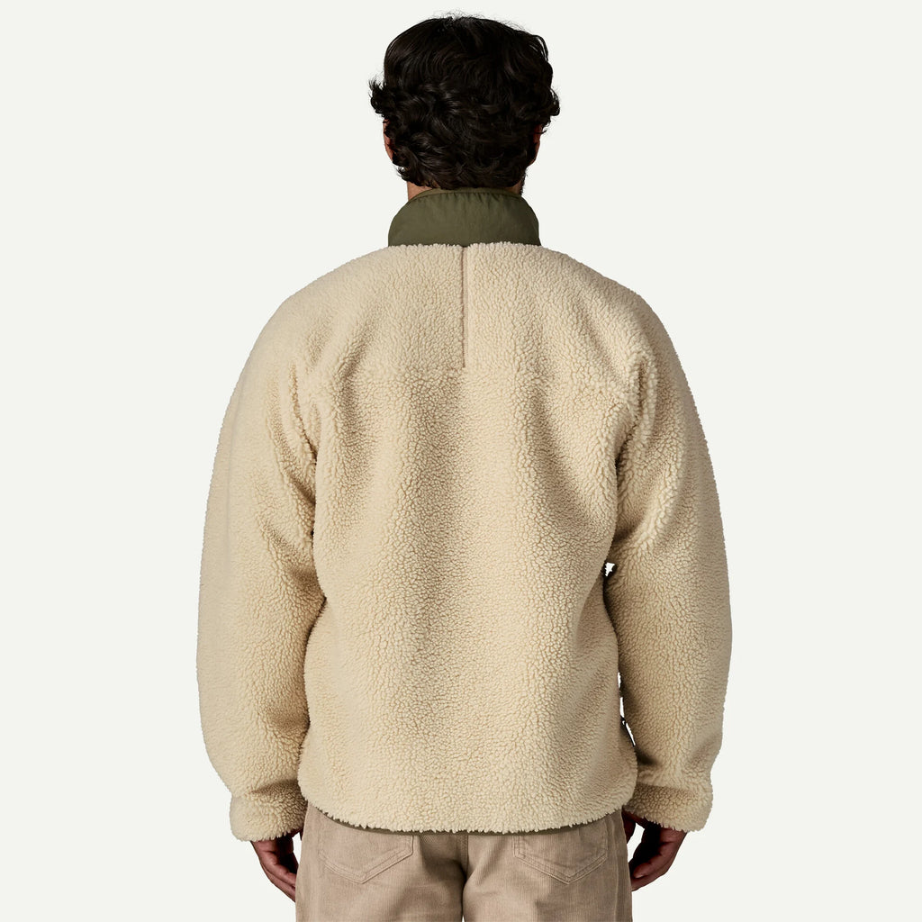 Patagonia Men's Classic Retro-X® Fleece Jacket Dark Natural w/Basin Green