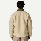 Patagonia Men's Classic Retro-X® Fleece Jacket Dark Natural w/Basin Green