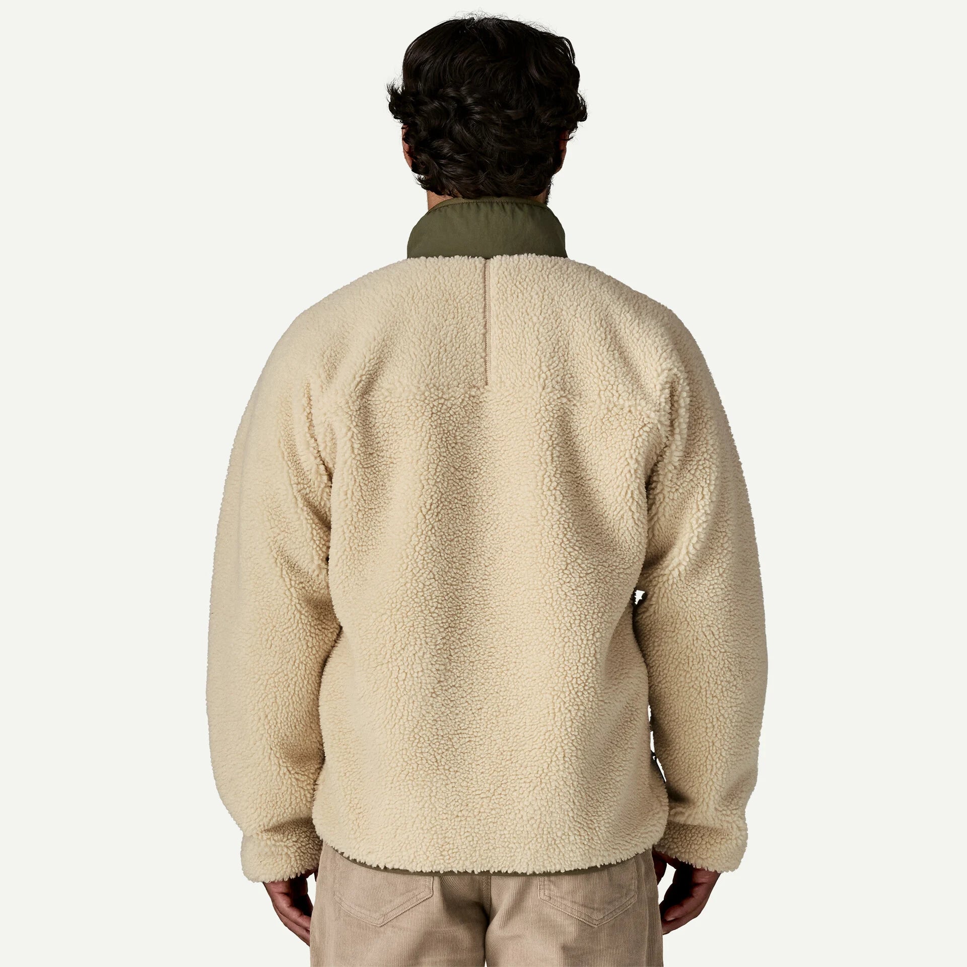 Patagonia Men's Classic Retro-X® Fleece Jacket Dark Natural w/Basin Green