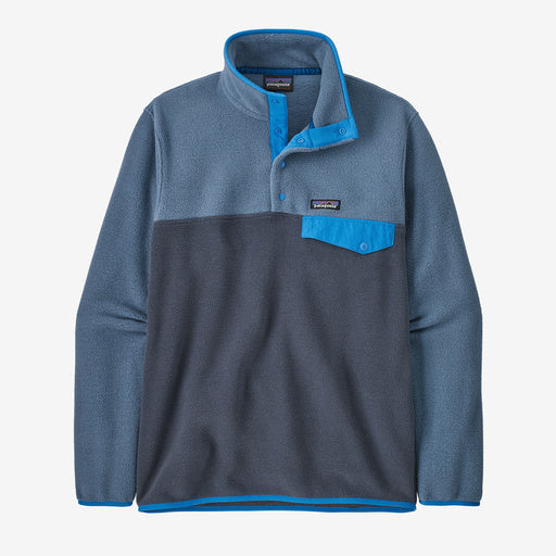 Patagonia Men's LW Synch Snap­-T Pullover Smoulder Blue