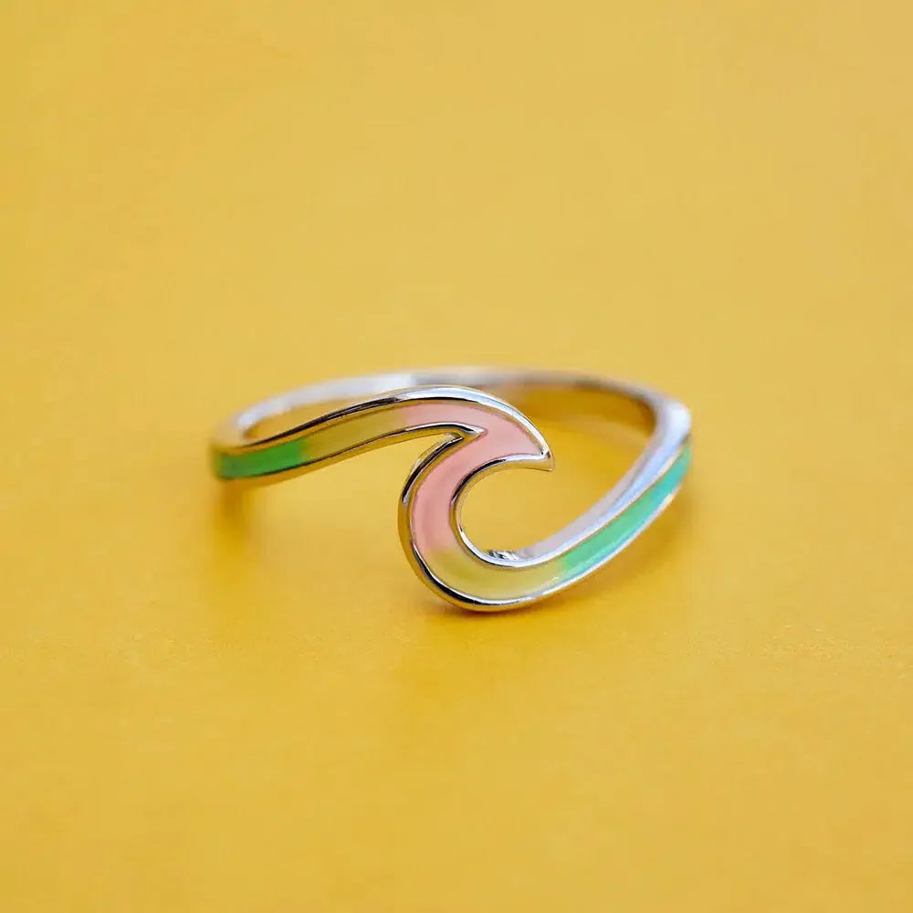 Pura Vida Tie Dye Wave Ring
