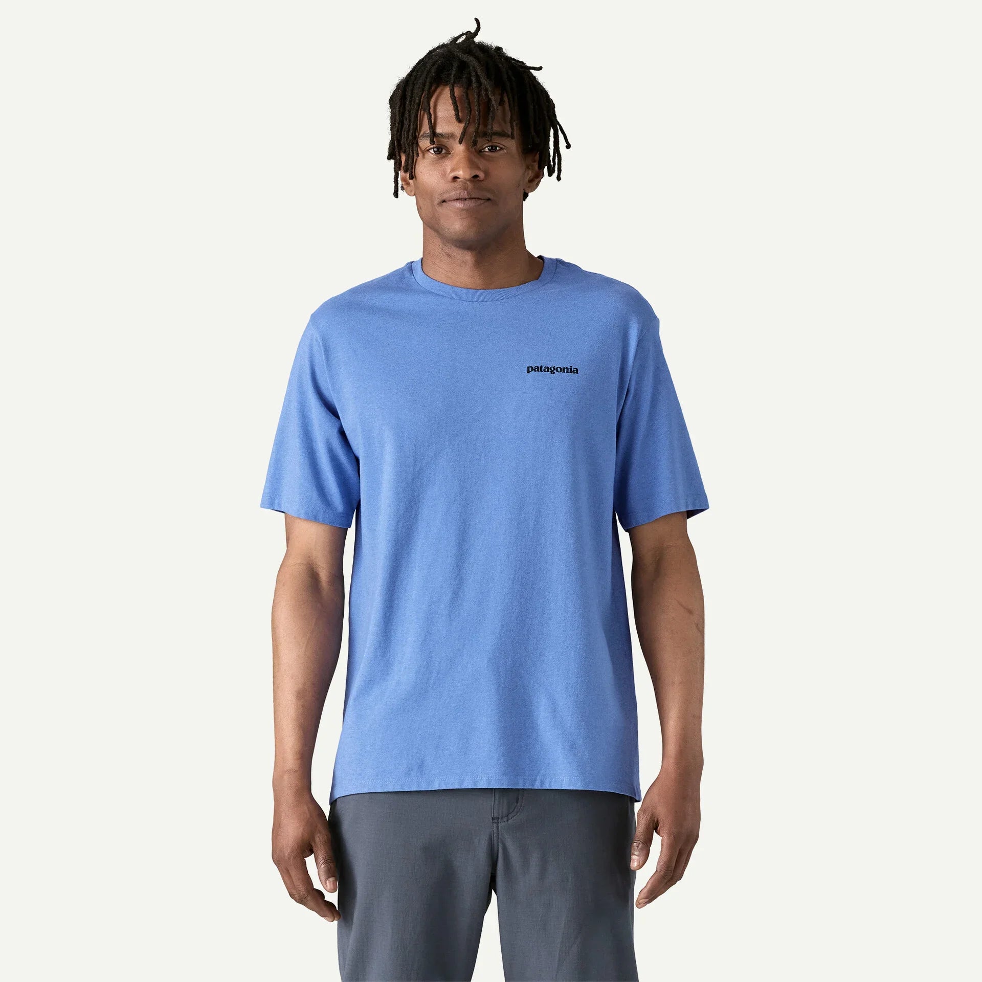 Patagonia Men's P-6 Logo Responsibili-Tee® Abundant Blue - Freedom To Explore