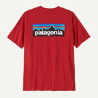 Patagonia Men's P-6 Logo Responsibili-Tee® Amanita Red