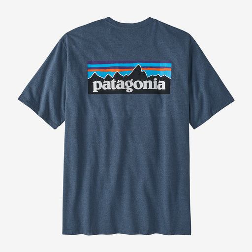 Patagonia Men's P‐6 Logo Responsibili‐Tee Utility Blue