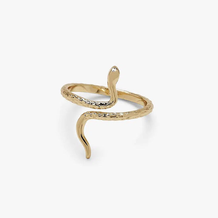 Pura Vida Snake Gold Ring