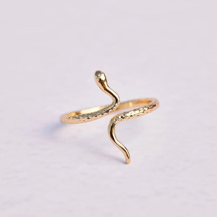 Pura Vida Snake Gold Ring