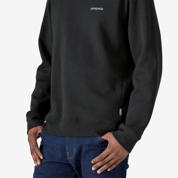 Patagonia Fitz Roy Icon Uprisal Crew Sweatshirt Ink Black