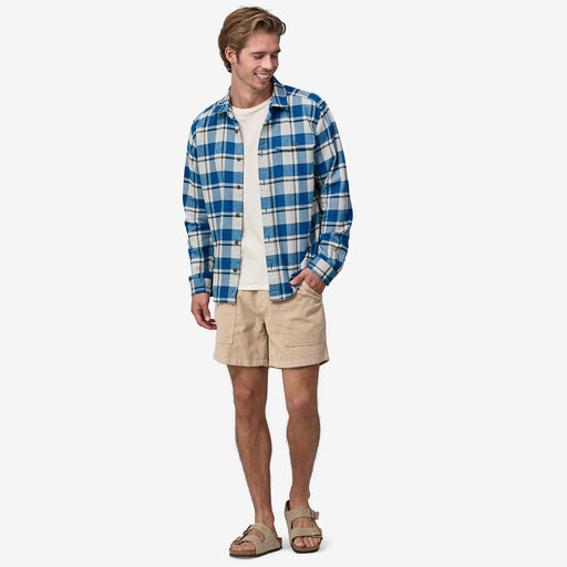 Patagonia M's Light weight Fjord Flannel Shirt Captain: Endless Blue