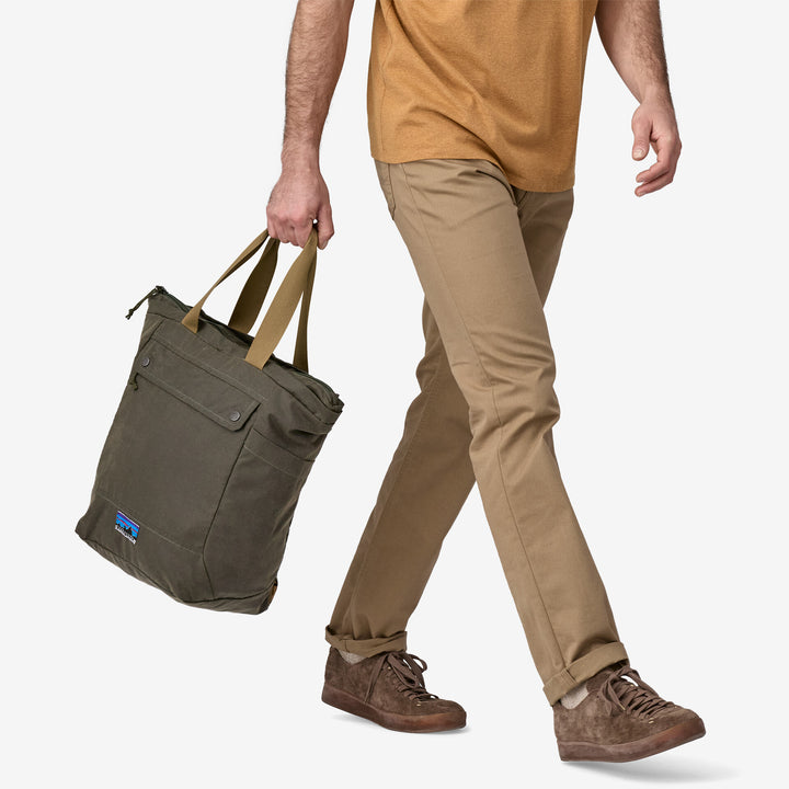 Patagonia Waxed Canvas Tote Pack 27L Basin Green