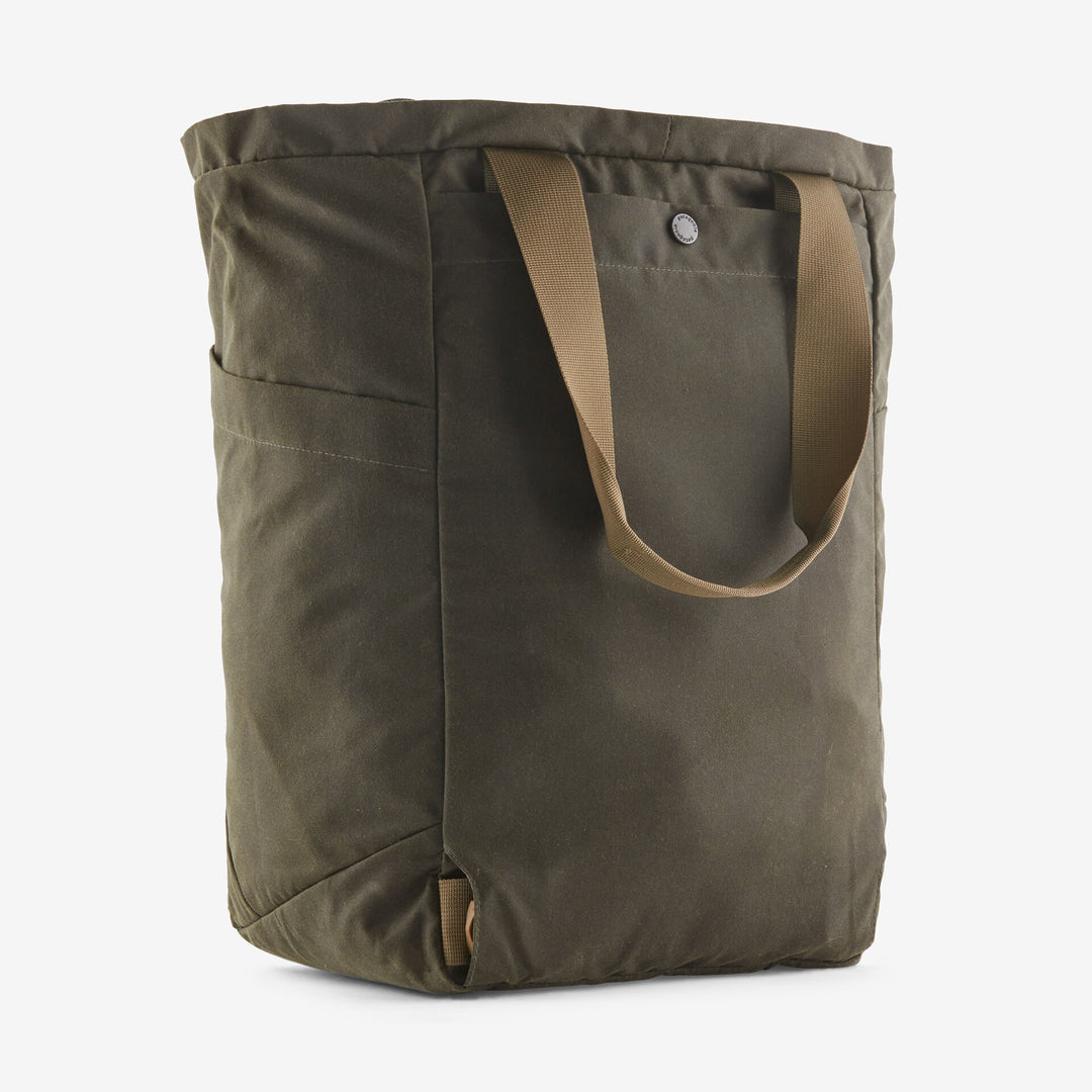 Patagonia Waxed Canvas Tote Pack 27L Basin Green