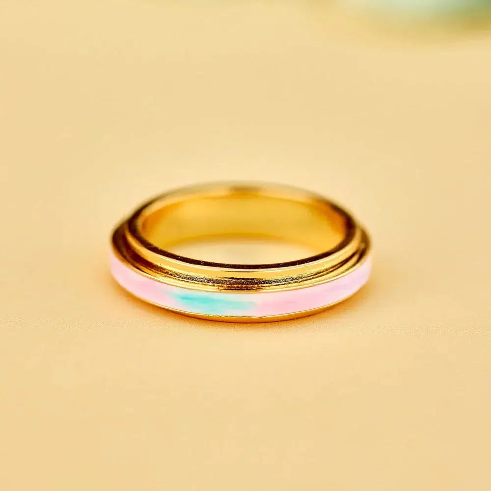 Pura Vida Tie Dye Fidget Ring
