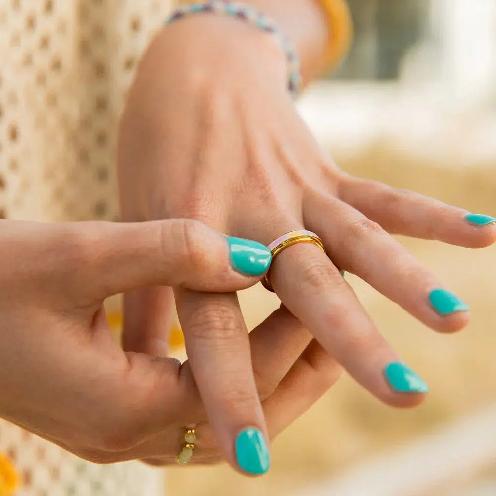 Pura Vida Tie Dye Fidget Ring