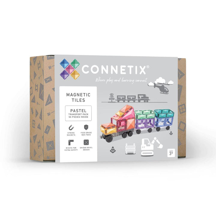 Connetix Pastel Transport Pack 50PC